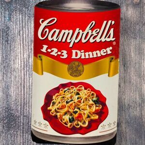 Campbell's 1-2-3 Dinner Vintage Hardcover Cookbook
